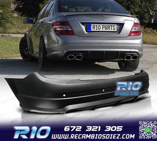 PARAGOLPES TRASERO MERCEDES CLASE C W204 07-11 LOOK AMG