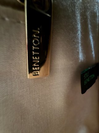 Borsa Benetton Beige e Nera