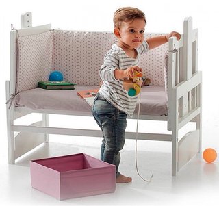 Cuna Baby Love Allegra 5 en 1 Blanca