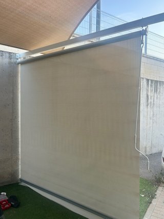 Toldo parasol zefir blanco 300x250