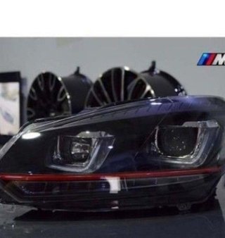 Faros delanteros Led Volkswagen Golf VI 6 Red edit