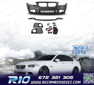 KIT CARROCERIA BMW F11 TOURING LOOK M 10-13 PDC + LAVAFAROS