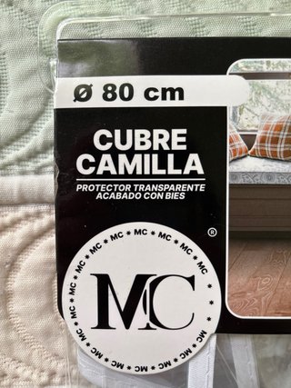 Funda Mesa Camilla Redonda 80cm