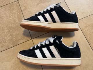 Adidas Campus Scarpe Uomo Nero Bianco