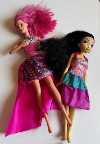 Lote 3 Muñecas Barbie + Ropa