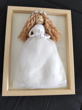 Cuadro Novios Original Hecho a Mano