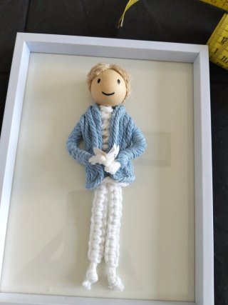 Cuadro Novios Original Hecho a Mano