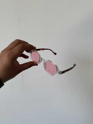 Sunglasses pink party sunset