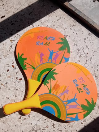 Racchette da spiaggia colorate