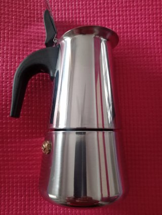 Cafetera Italiana 2 Tazas Acero Inox