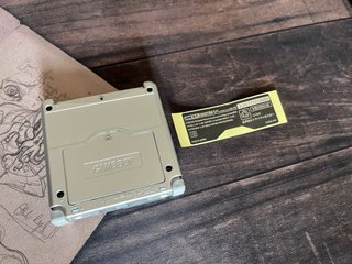 Carcasa repuesto Gameboy Advance SP Gris nueve