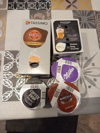 Cafetera Bosch Tassimo + Cápsulas Marcilla y L'OR