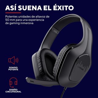 Trust Gaming auriculares gaming cómodos micrófono