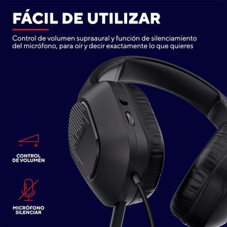 Trust Gaming auriculares gaming cómodos micrófono