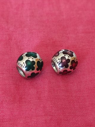 Pandora Charm Trébol Mariposa Original