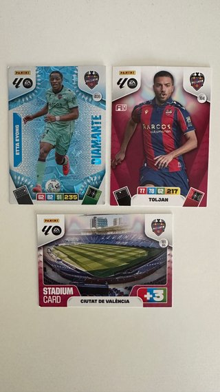 Cromos Panini Adrenalyn XL Levante
