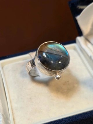 Anello Argento 925 e Labradorite