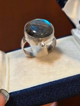 Anello Argento 925 e Labradorite