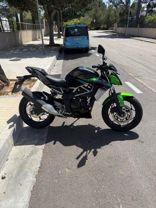 Kawasaki Z 125 Naked Negra/Verde