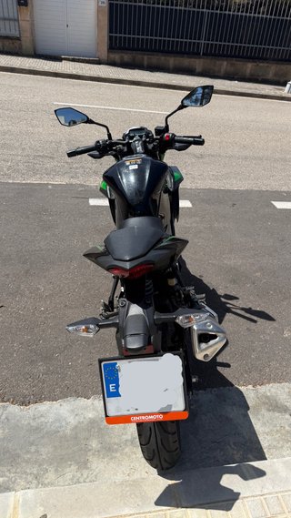 Kawasaki Z 125 Naked Negra/Verde