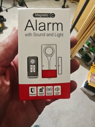 Alarma Magnética C con Sonido y Luz