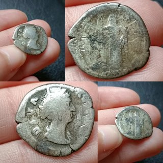 Moneda Romana Antigua Plata
