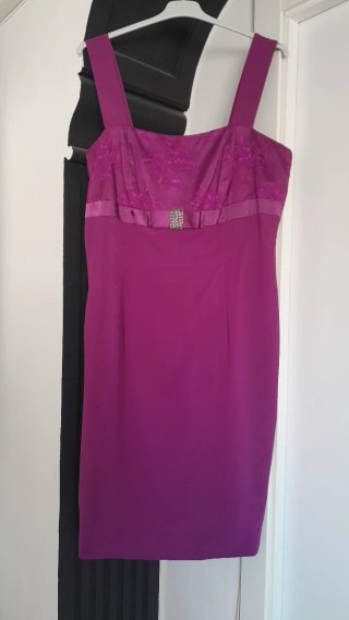 Conjunto fiesta Lexxury morado y rosa