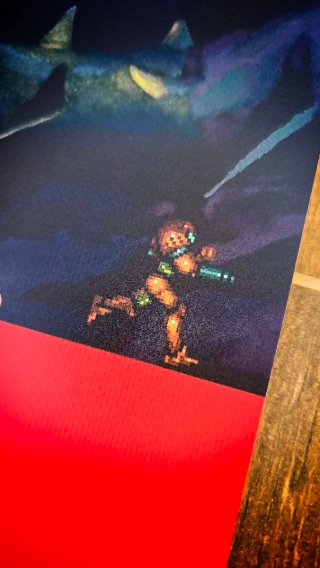 Poster Super Metroid Nintendo Super Famicom 70x50c