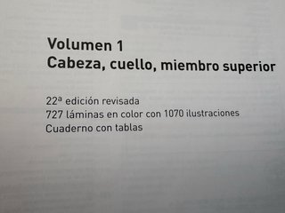 Sobotta. Atlas de Anatomía Humana. Tomo 1 + REGALO