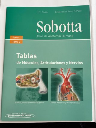 Sobotta. Atlas de Anatomía Humana. Tomo 1 + REGALO