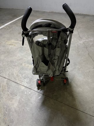 Silla de paseo McLaren gris y rosa