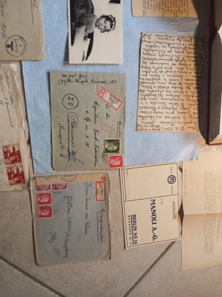 Lotto Terzo Reich: lettere, monete, foto