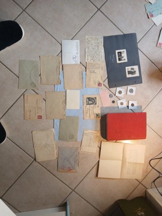 Lotto Terzo Reich: lettere, monete, foto