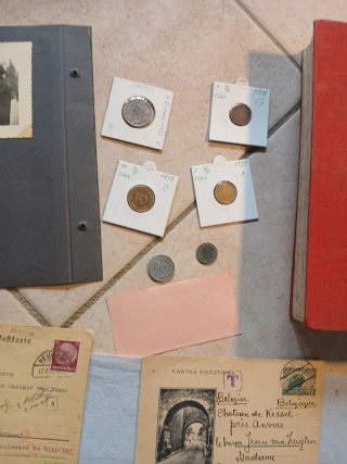Lotto Terzo Reich: lettere, monete, foto