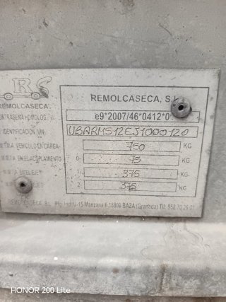 Remolque doble eje