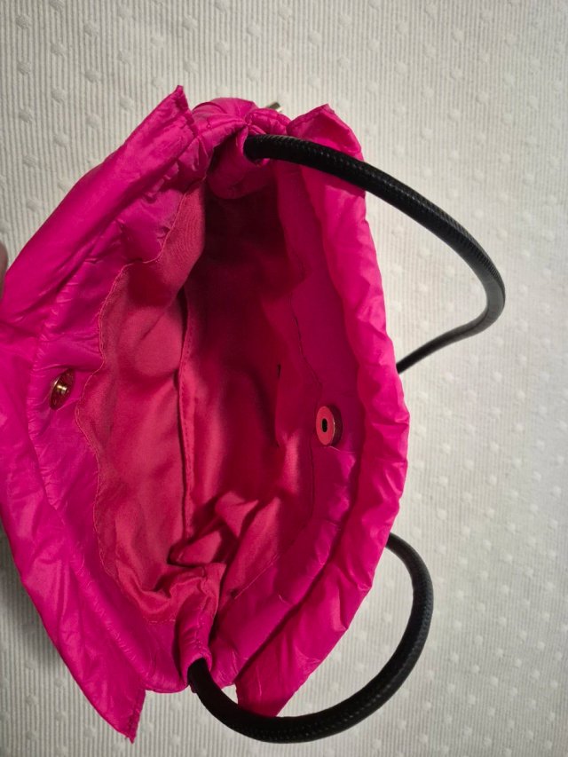 Bolso acolchado fucsia