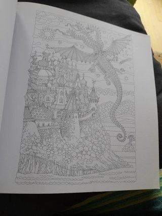 El mundo imaginario libro de colorear para adultos