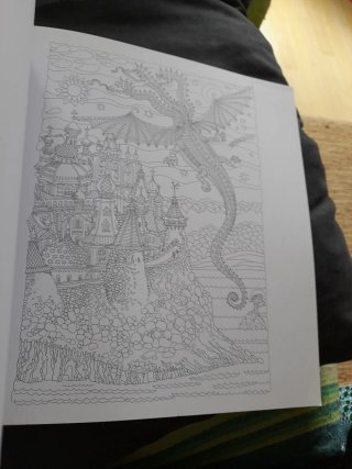 El mundo imaginario libro de colorear para adultos