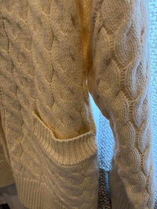 Chaqueta punto Zara beige Talla S