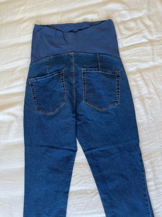 Pantalón premamá azul