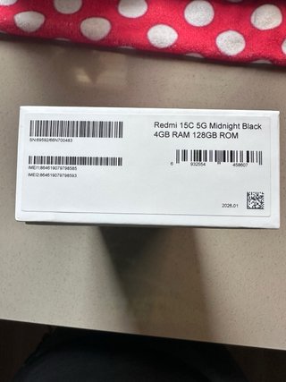 Xiaomi Redmi 15C 5G 128GB Nuovo