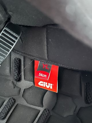 Casco Moto junior Givi J04 Negro h Rojo