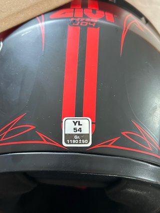 Casco Moto junior Givi J04 Negro h Rojo