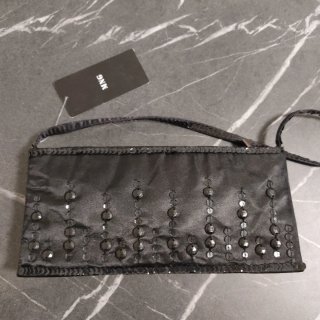 Bolso Mango negro lentejuelas