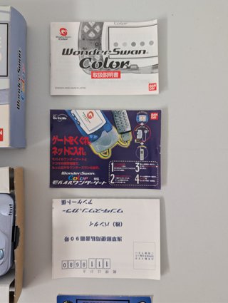 Consola Bandai WonderSwan Color Pearl Blue