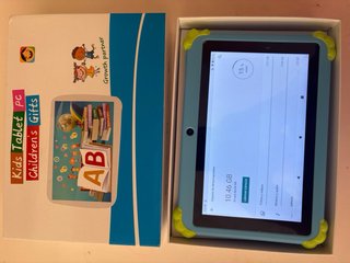 Tablet Infantil Android Azul y Verde
