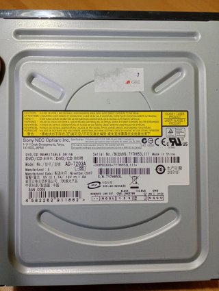 LETTORE DVD/CD SONY NEC OPTIARC MOD. AD-7203A