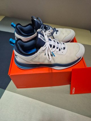 Zapatillas Nox Nerbo Pádel Blancas Talla 45