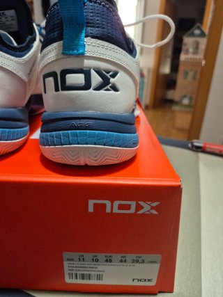 Zapatillas Nox Nerbo Pádel Blancas Talla 45