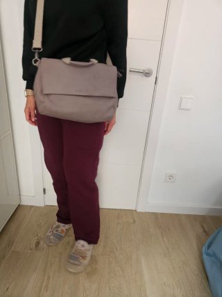 Bolso Slang Barcelona Beige Taupe Mujer